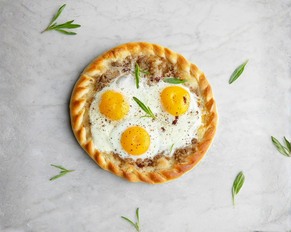 Baked Eggs & Awarma